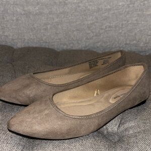 Suede flats